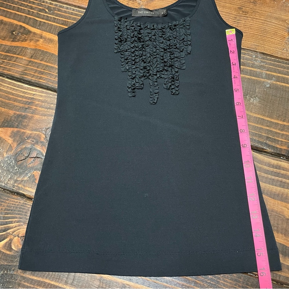 *SALE* 🖤Vintage Y2K The Limited Black Detailed Tank Top XS🖤 - Picture 6 of 8
